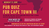 Pub Quiz For Cape Town 3 - Walter & Friends